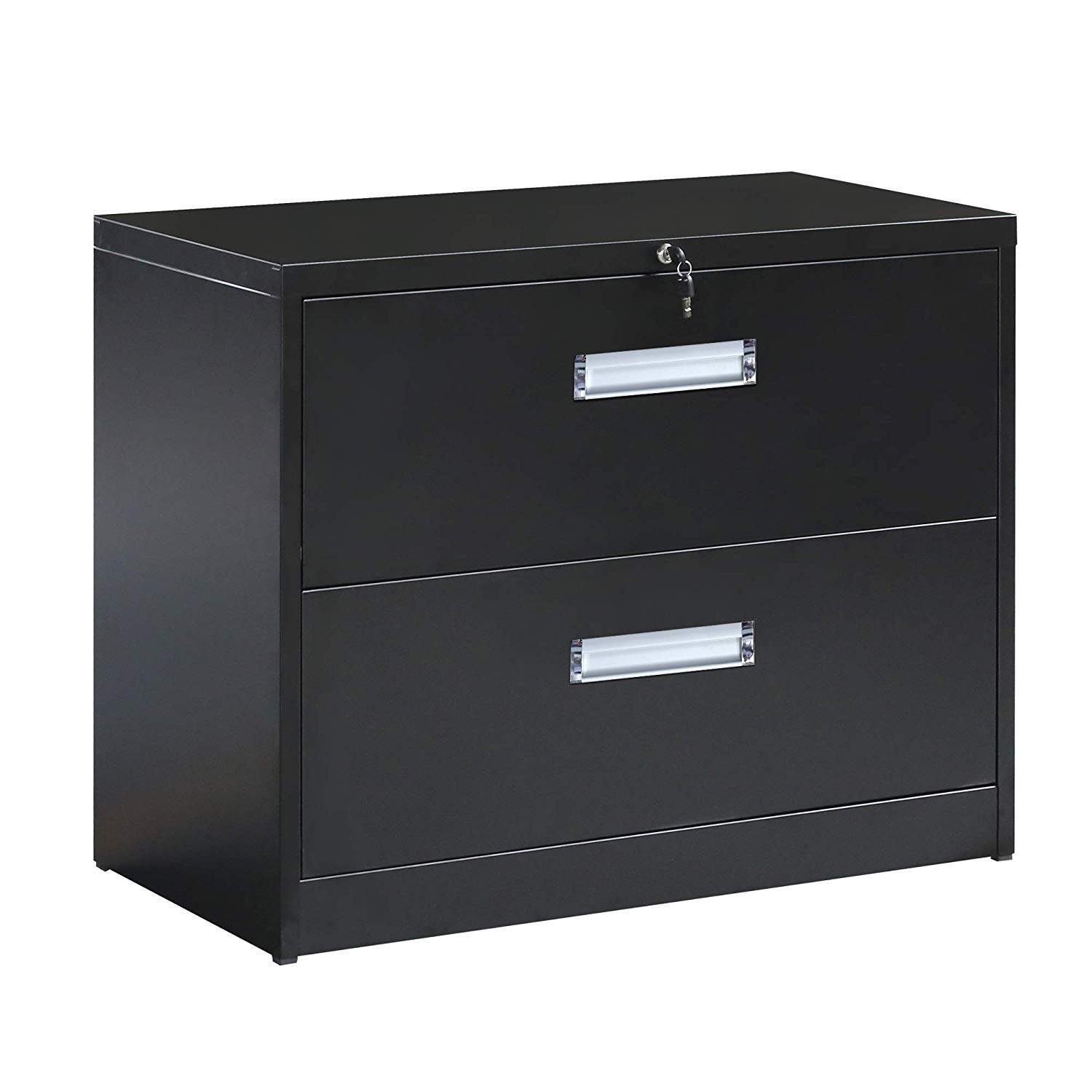 Metal Vertical File Cabinet With Lockable System Office Organizer