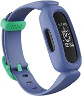 Fitbit Ace 3 Activity Tracker Kids Blue/Green Animated Faces 8-Day Battery view 1