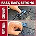 Grip Clip Roof Clips for Installing Heat Tape, Prevents Ice Dam Damage to Roof and Gutters, Simple Nail Free Cable Clips (25 Pack) (.325, Raw Aluminum)