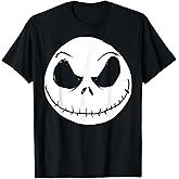 Disney The Nightmare Before Christmas Jack Skellington Face T-Shirt Small