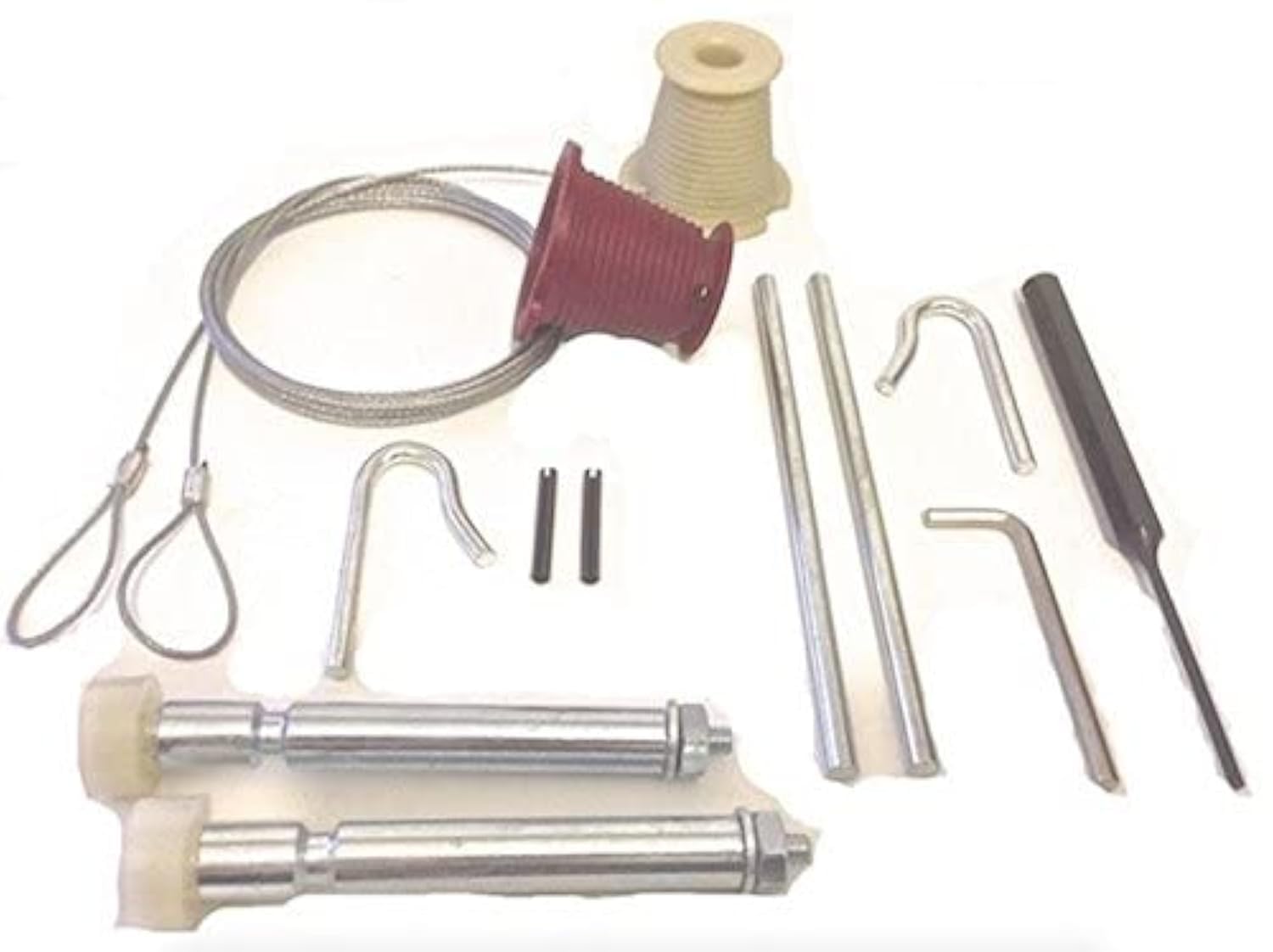 Garage Door Repair Kit Includes Cones and Cables/Nut Type Roller Spindles To Suit Henderson Canopy