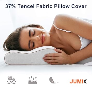 Jumix Comfort Relax Gel Memory Foam Contour Pillow For Sleeping