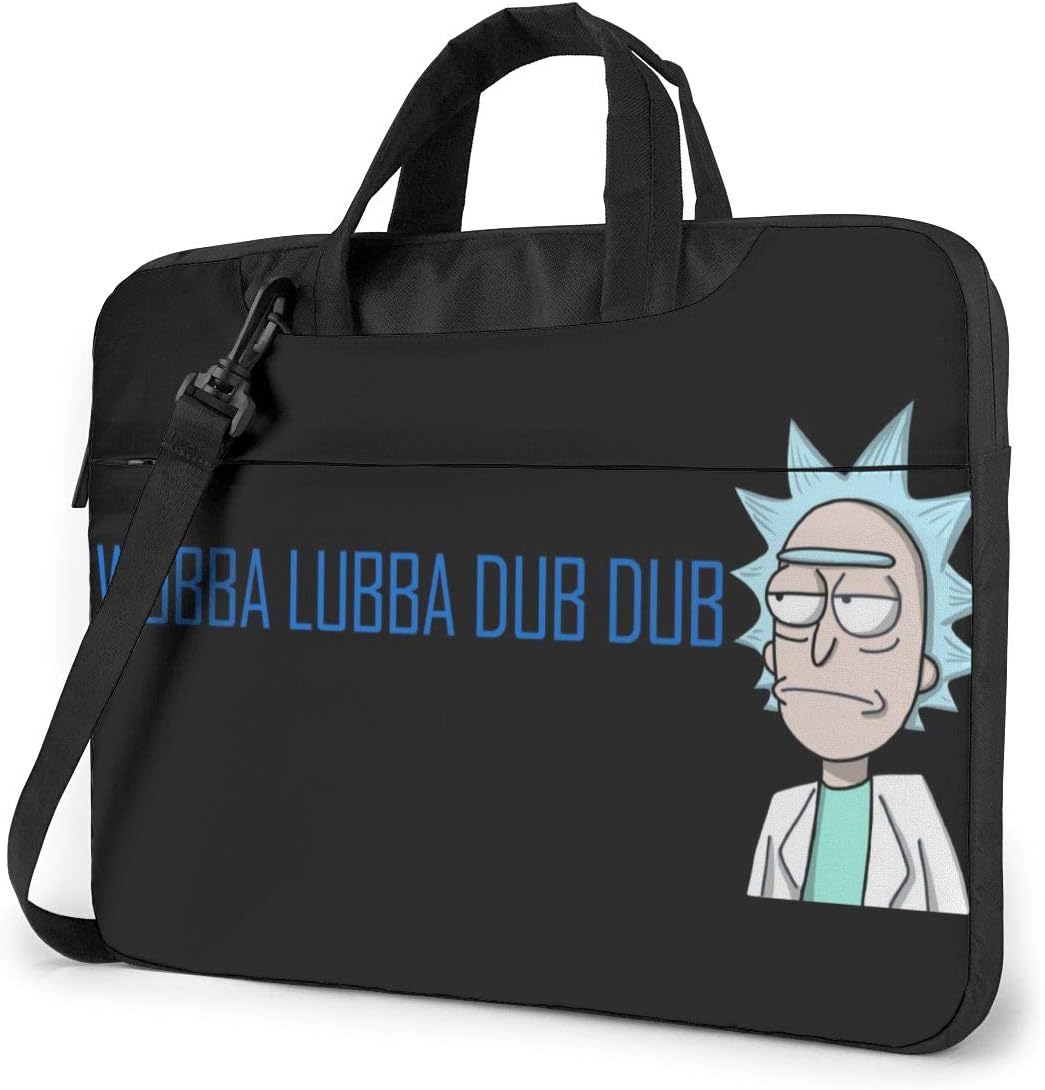 Laptop Sleeve Bag Anime Rick Morty Laptop Sleeve Case Cover 13 Inch, MacBook Air Pro Notebook Sleeve Case, Tablet Briefcase Ultra Portable Protective Case