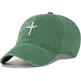 Christian Jesus Cross Vintage Hat Men Women Faith Baseball Hat Ideal Gift for Birthday Christmas Father's Mother's Day