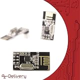 AZDelivery 3 x NRF24L01 2.4GHz Wireless RF Transceiver Module for Arduino view 2