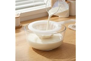 Fine Mesh Strainer, 200 Mesh Kitchen Essential for Baking Cooking Soy Milk Juice Filtering, Easy Clean Multi Use Kitchen Gadg