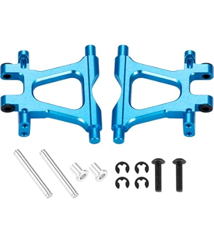 Kit Amélioration Aluminium Tamiya TA02 - Bras De Suspension Arrière Inférieurs (1 Paire) - Noir