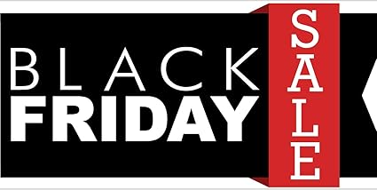 Amazon Com Banner Buzz Make It Visible Black Friday Sale Banner
