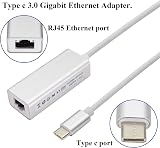 zdyCGTime USB C to RJ45 Gigabit Ethernet Adapter 1000Mbps LAN Network Cable view 2