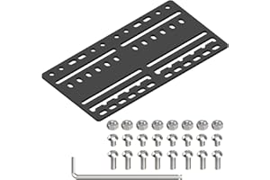 JOYORAN Universal Cockpit/Desk Installation Bracket Plate for Sim Racing,Suitable for Logitech Driving Force Shifter,Thrustmaster TH8A /TSS Handbrake,MOZA HBP/SGP/HGP and USB Handbrake