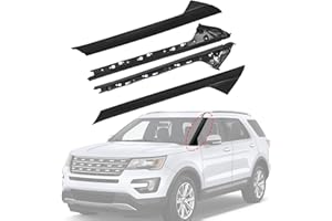 CARMOCAR A-Pillar Molding Trim Kit Outer and Inner Trim Set Replacement for 2011-2019 Ford Explorer 4 Door Utility (Left & Right) Replaces 926-451 926-450