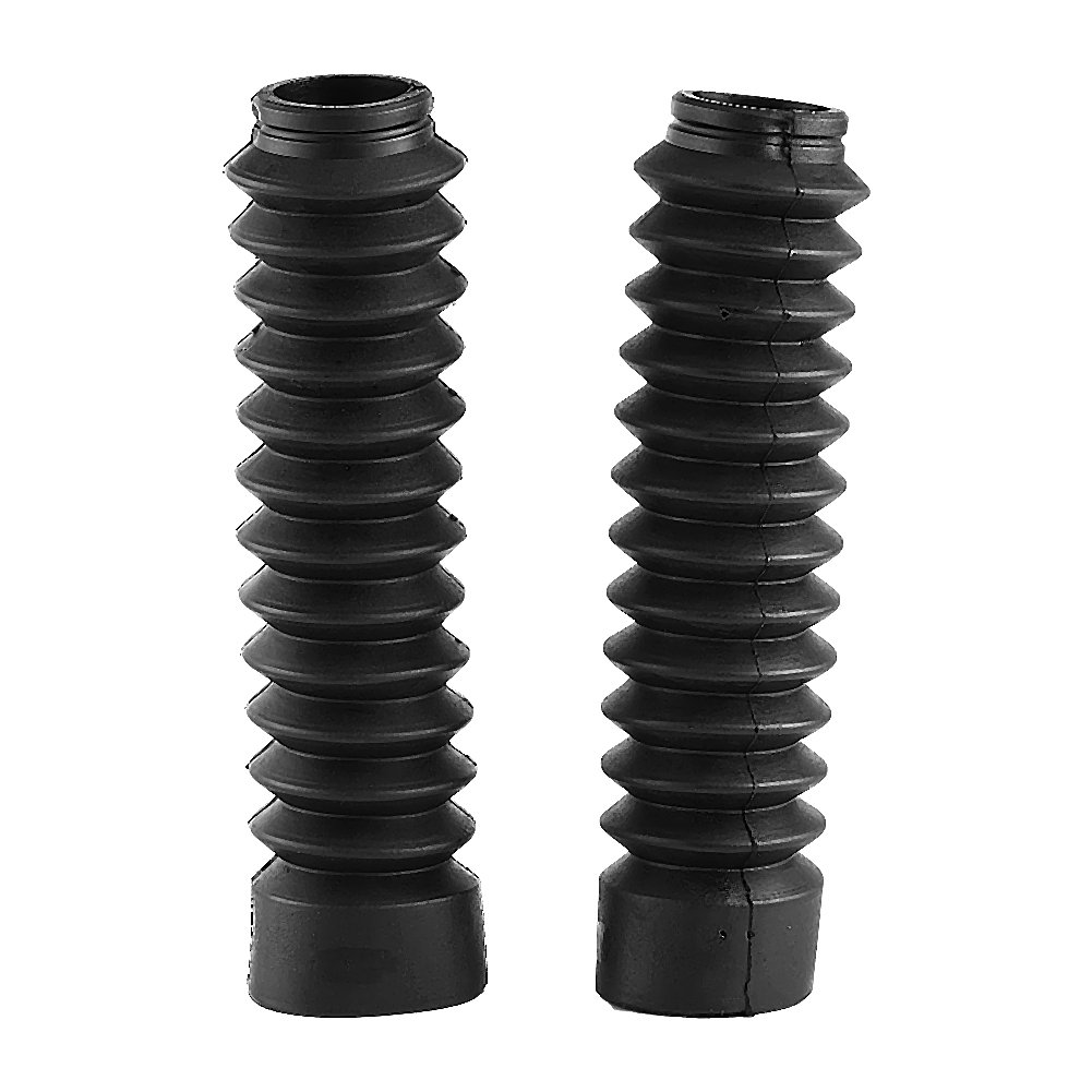Copritubo Forcella Moto In Gomma - 205x42 Mm, Nero, Universale - Foto 3