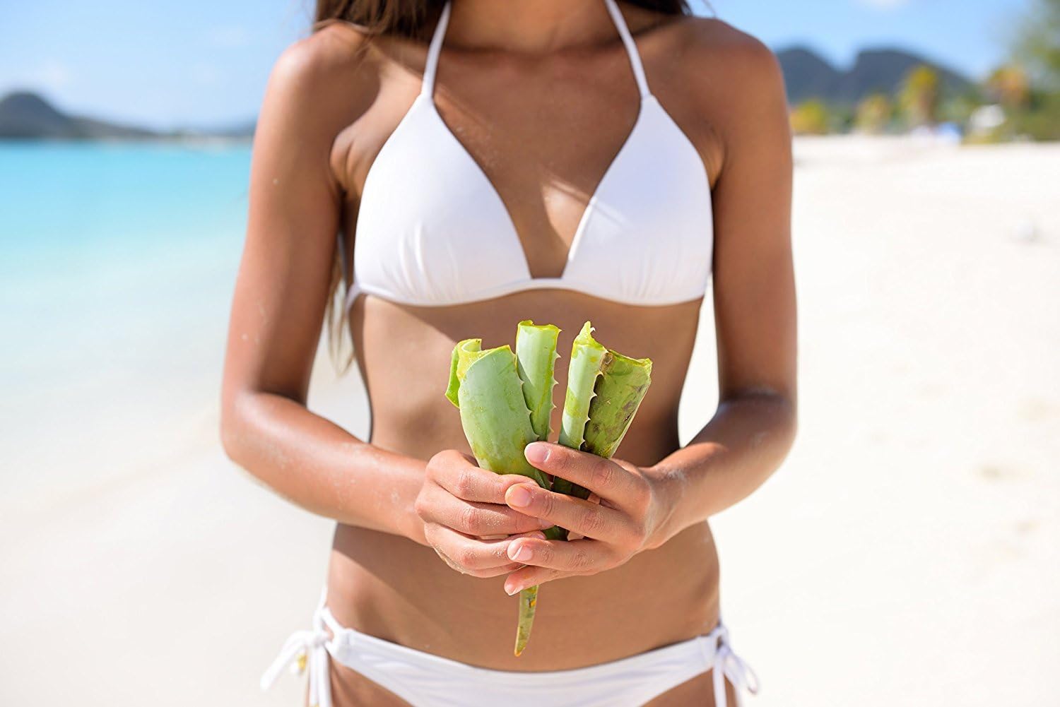 100% Pure Aloe Vera Gel, Hydrating Moisturizer for Face Body, and Hair, Soothes Sunburns, Provides Post-Shave Relief - Image 4