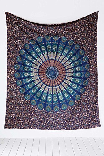 image for Federal Exports Handmade Cotton Mandala Bedspread Throw Bohemian Backd