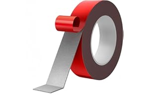 ABAOKBUY Double Sided Tape Heavy Duty, Waterproof Adhesive Mounting Foam Tape, 30mm x 10m (1.2in x 33ft), for Automotive, Wal