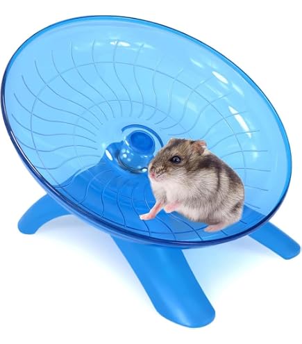 Hamsterrad 7 Zoll (17,8 Cm) – Leise Kunststoff-Fliegende Untertasse Für Nager & Kleintiere