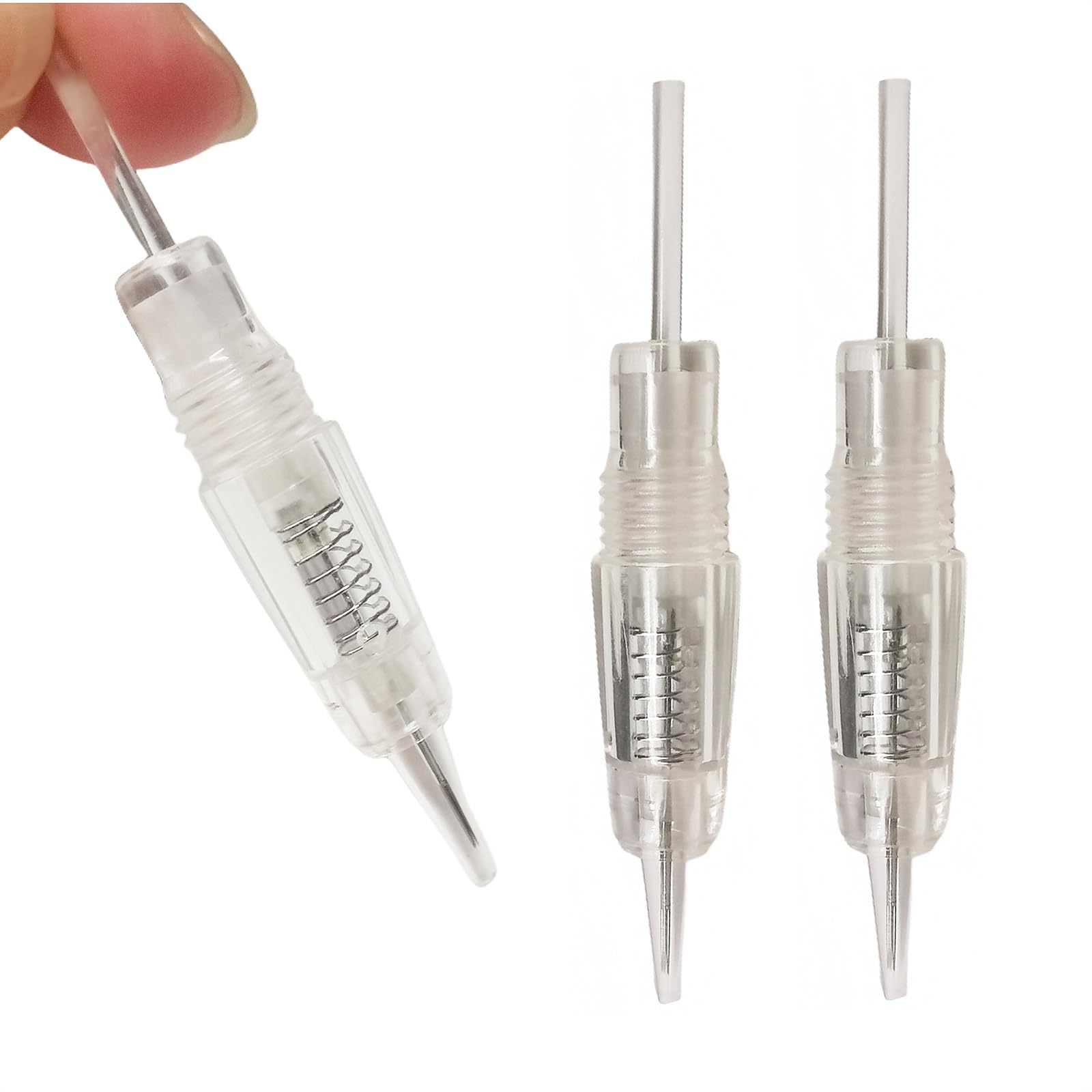 FKDG 5RL Tattoo Needles Cartridge for Eyebrow Eyeline Lip Permanent Makeup Microblading Pen Tattoo Machine Needles, 10 Pack