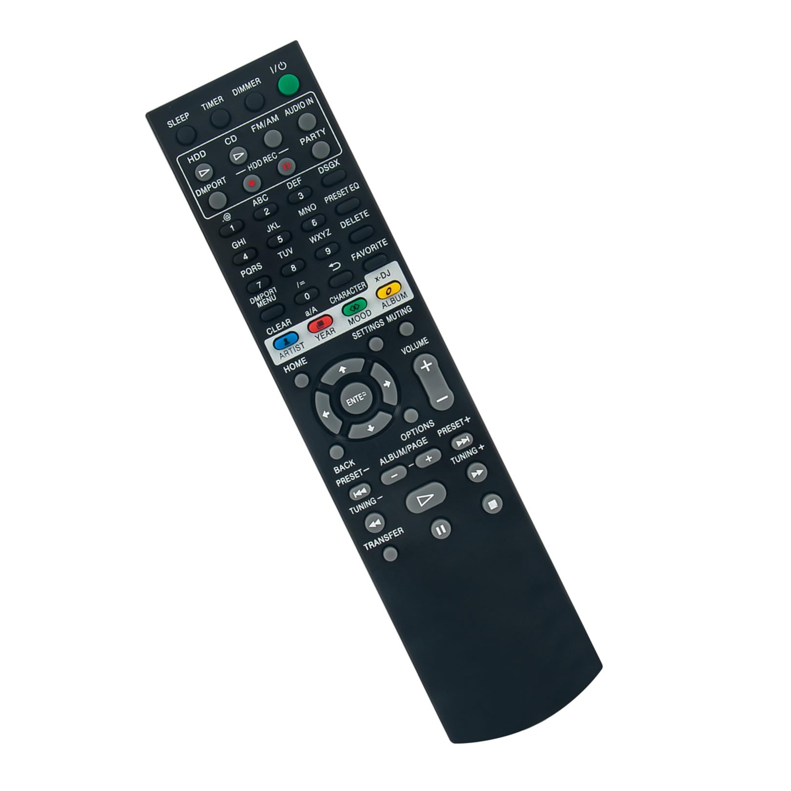 RM-GJ05E VINABTY Replace Remote Control Fit for Sony Nas-s55hed Nas-sc55-pke System Audio NAS-SC55PKE SS-S55HDE