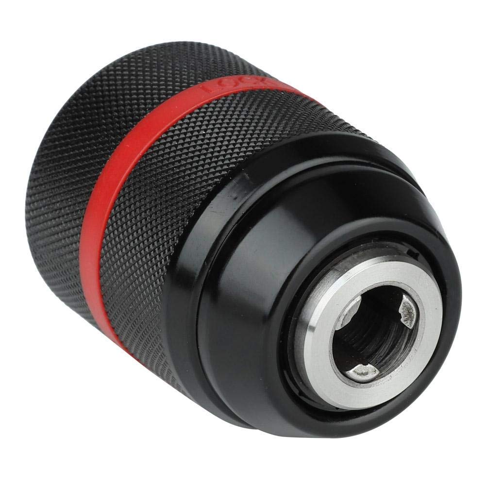 Hand Drill Chuck, 1/2-20UNF Mount 2~13mm Drill, Professional Heavy Duty Quick Change Keyless Self-Tighten Drill Chuck, for Multiple Purposes, Renovation and Repair