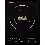 Bonsenkitchen 1800W Portable Induction Cooktop w ETL Approved, Electric Single Countertop Burner with LCD Touch Screen Sensor