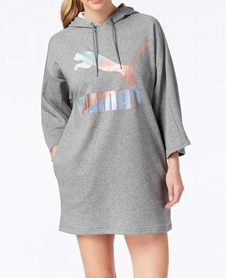 puma glam oversized hooded dress