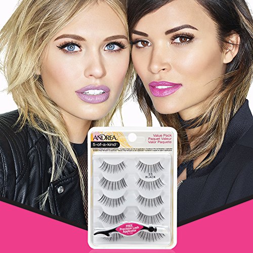 Andrea Fake Eyelashes, multi pack #53 with Applicator, 1 pack