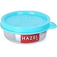 HAZEL Stainless Steel Airtight Containers for Storage | Small Storage Containers for Kitchen & Tiffin Boxes with Leak Proof Lid, 90 ML