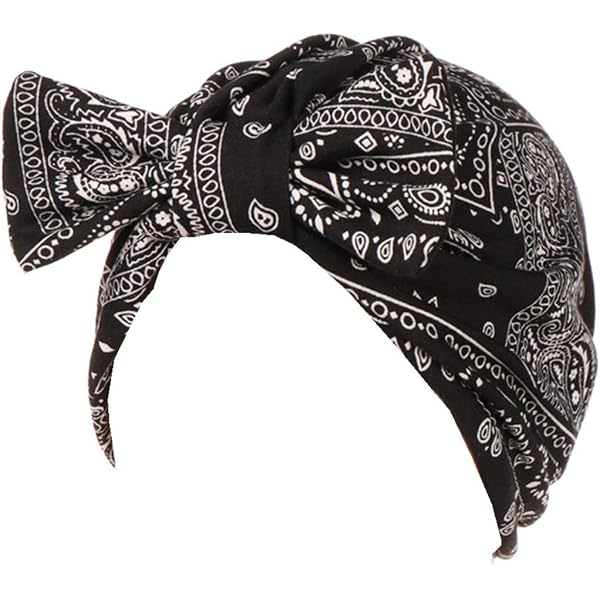 5645 Women\'s Fashion Glitter Sequins Head Wrap Various Streetwear Indian Caps Women Glitter Sequins Turban Hats Islam Muslim Hijib Bonnet  main image 4