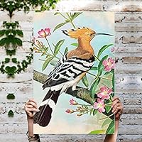 Canvas Wall Art Birds on The Branch Canvas Prints Home Artwork Decoration for Living Room,Bedroom - 12x18 inches