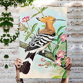 Canvas Wall Art Birds on The Branch Canvas Prints Home Artwork Decoration for Living Room,Bedroom - 12x18 inches