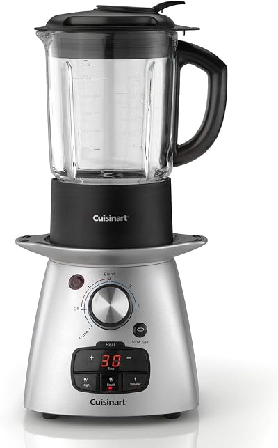 Cuisinart Soup Maker Plus SSB3U | Silver | Blend, Cook, Sauté, Stir