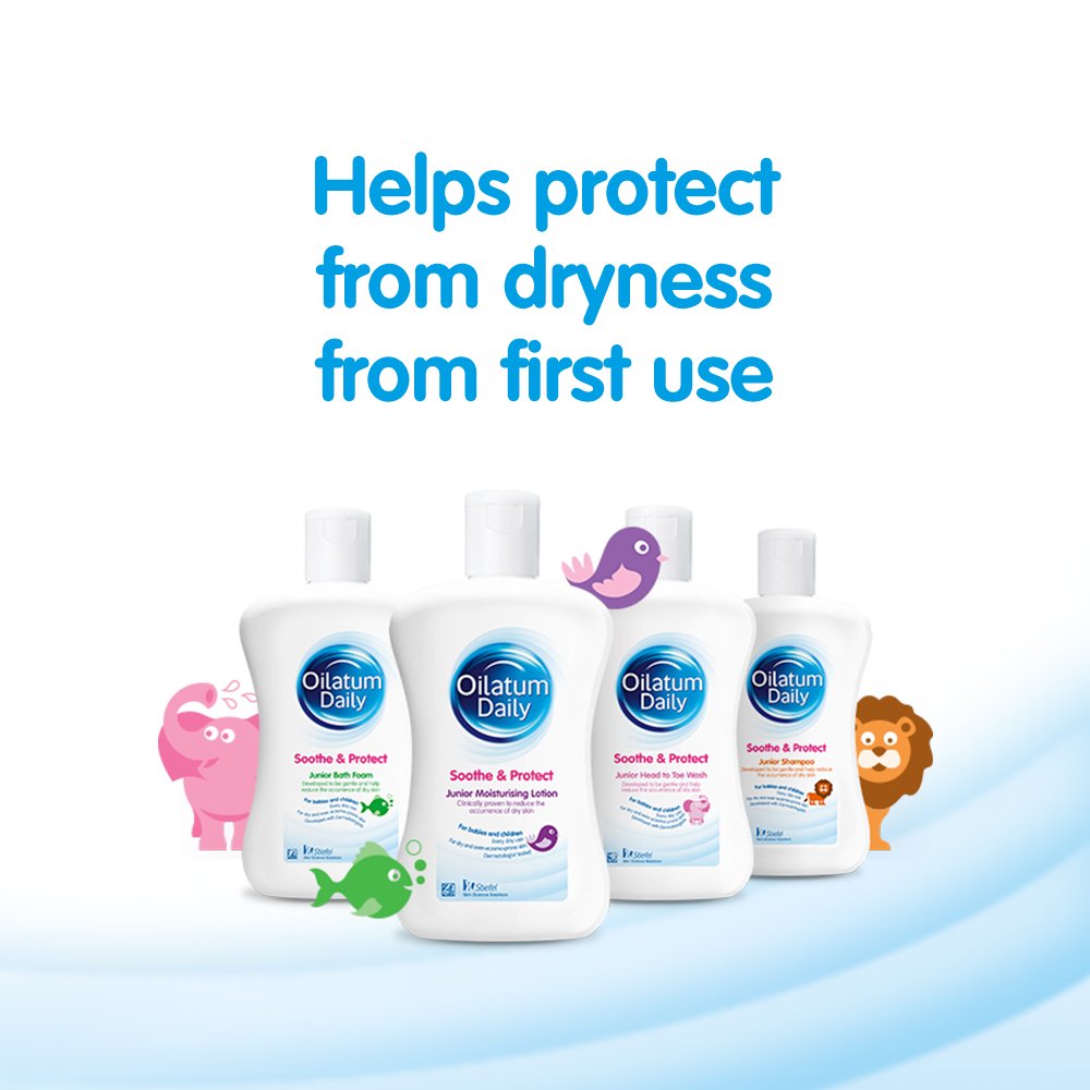 Oilatum Daily Junior Head To Toe Wash for Dry skin, 300 ml Buy Online