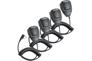 BAOFENG Microphone Police Walkie Talkie Mic Accessories Ham Radio Speaker Mic for UV-5R BF-F8HP Pro AR-5RM GM21 UV-21R UV-5G Plus GM-15PRO GM-5RH K5PLUS AR-152 Quansheng UV-K5 (2) (4)