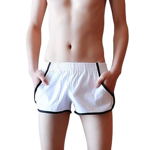 Judy Smollett Fashion Men's Sexy Boxer Men Splice Loose Briefs