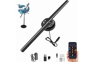 My Holo Screen, My Holo Screen Hologram Fan, 16.5 in LED Hologram Fan Christmas, 3D Holograms Fans with Wifi and App Control,