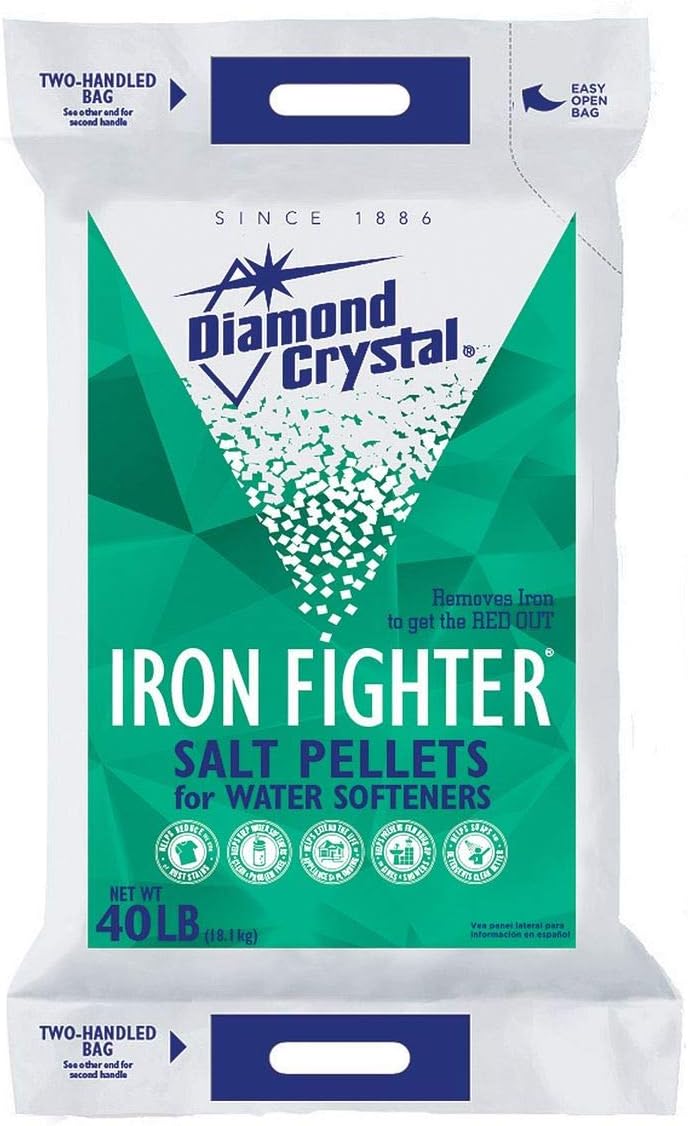 Product of Cargill Diamond Crystal Iron Fighter Salt Pellets, 40 lbs. [Biz Disco