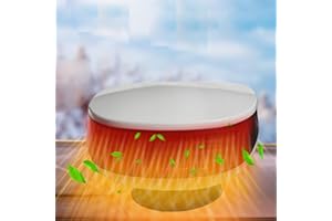 NCCEN Car Heater That Plugs into Cigarette Lighter 12V 180W Portable car Heater and defroster,360 Degree Rotary Base,High Power Car Windshield Defogger Defroster(White)