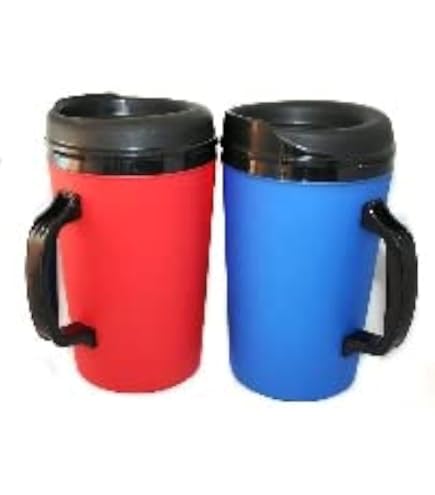 Amazon.com | 12 Oz Foam Insulated Thermoserv Travel Coffee Mug (Red):  Sports Fan Travel Mugs: Coffee Cups & Mugs