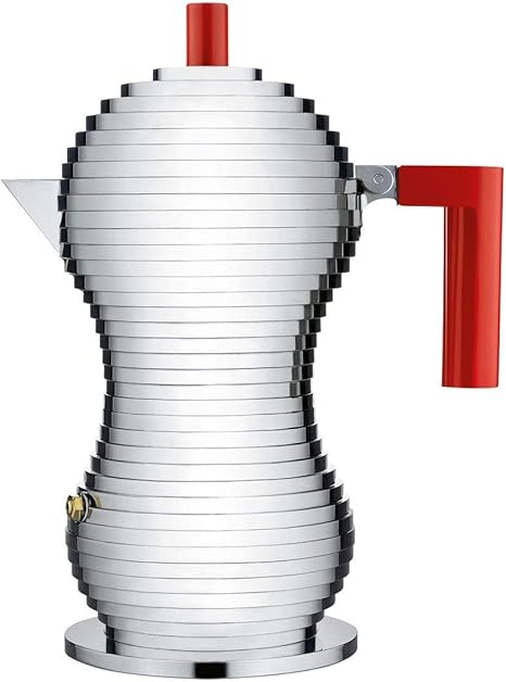 Alessi Pulcina Espresso coffee maker, 3 