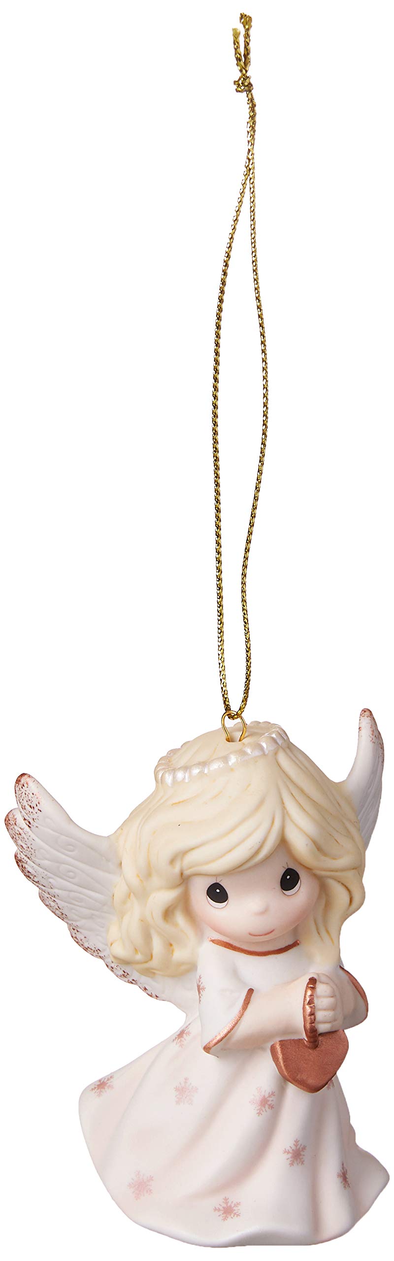 Precious Moments Ornament, PORCELAIN, Multi Color, One Size