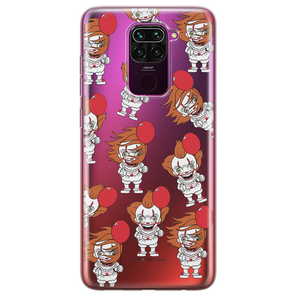 ERT GROUP mobile phone case for Xiaomi REDMI NOTE 9 original and officially Licensed Horror pattern It 007 optimally adapted to the shape of the mobile phone, partially transparent