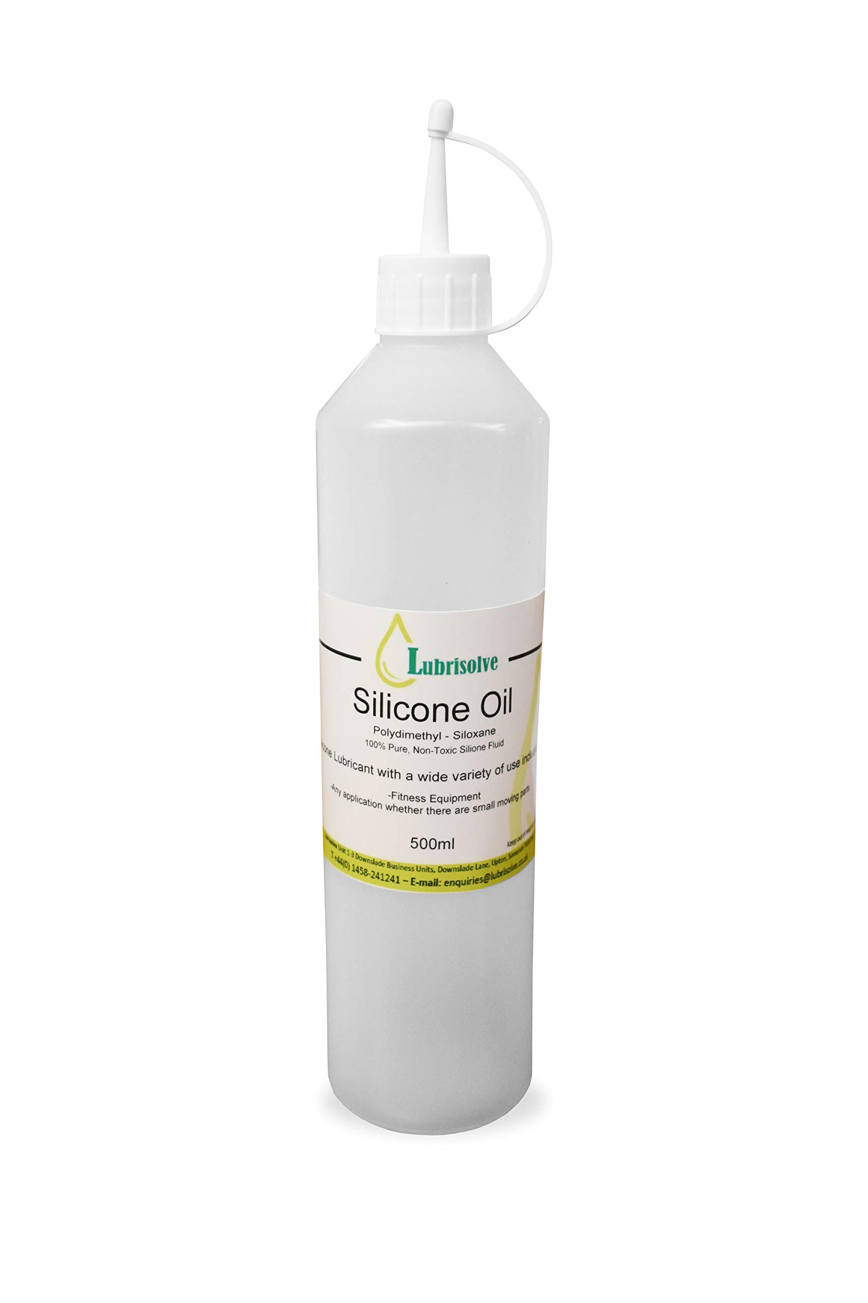 Silicone Oil 100% Pure Clear & Non-Toxic Use for Fitness Equipment, Moving Parts (500ml)