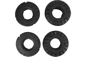 dehateo 4PCS Rear Lower und Upper Rubber Coil Spring Seat Insulator Compatible with Je&e-p Grand Cherokee 1999-2004 Coil Spri