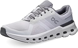 On Men's Cloudrunner 2 Sneakers, Frost | White, 10