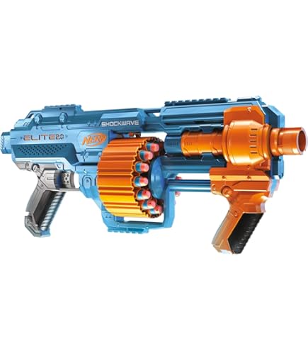 ナーフ　Rhino Fire Elite Lançador Nerf N-Strike Elite Rhino-Fire e Pacote de bônus : Amazon