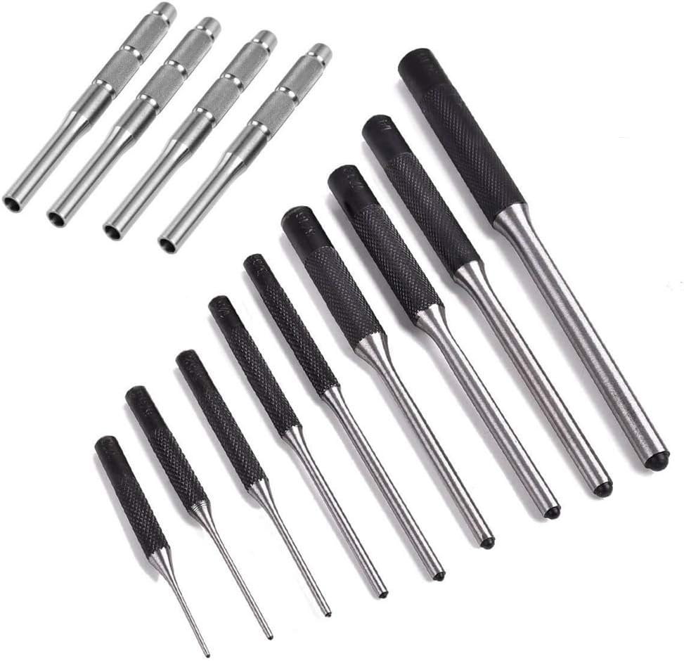 Pin Punch Set 9Piece Dielectric Tool Kit 4 Pieces Hollow End Starter