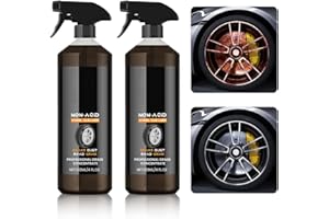 AUIEPET Bronze Bomber Non-Acid Wheel Cleaner, Brake Bomber Cleaner Powerful Wheel Cleaner, Brake Dust Remover Wheel Cleaner, Automobile Wheel Cleaner Perfect for Cleaning Wheels and Tires Safe On Alloy (2Pcs)