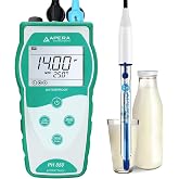 Apera Instruments Value Series PH850-DP Portable pH Meter Kit for Dairy Products and Liquid Food