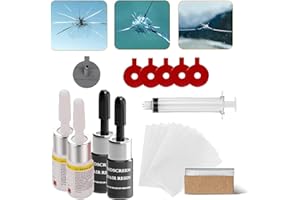 AUGANIMI Windshield Repair Kit,Upgraded Windshield Crack Repair Kit,4 Pack Windshield Chip Repair Kit,Windshield Repair Kit for Chips and Cracks,Glass Repair Kit Fluid Quick Fix for Star-Shaped Crack