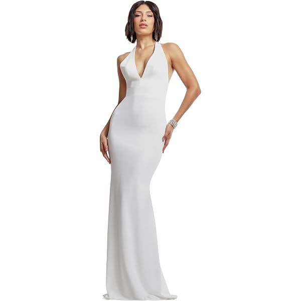 dress the population athena Dress the Population Womens Athena Fit and Flare Maxi Special Occasion,  Off-White, XX-Small US at Amazon Women's Clothing store